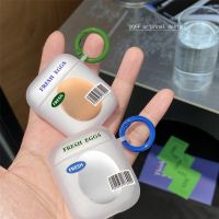 【cw】 Korean Label Egg Soft AirPods Earphone Transparent Charging Cover for AirPod 12 Funda