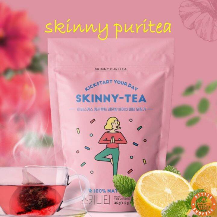 [SKINNY PURITEA]Korea Slimming Diet Tea 1.5 x 20 Teabags or 30 Teabags