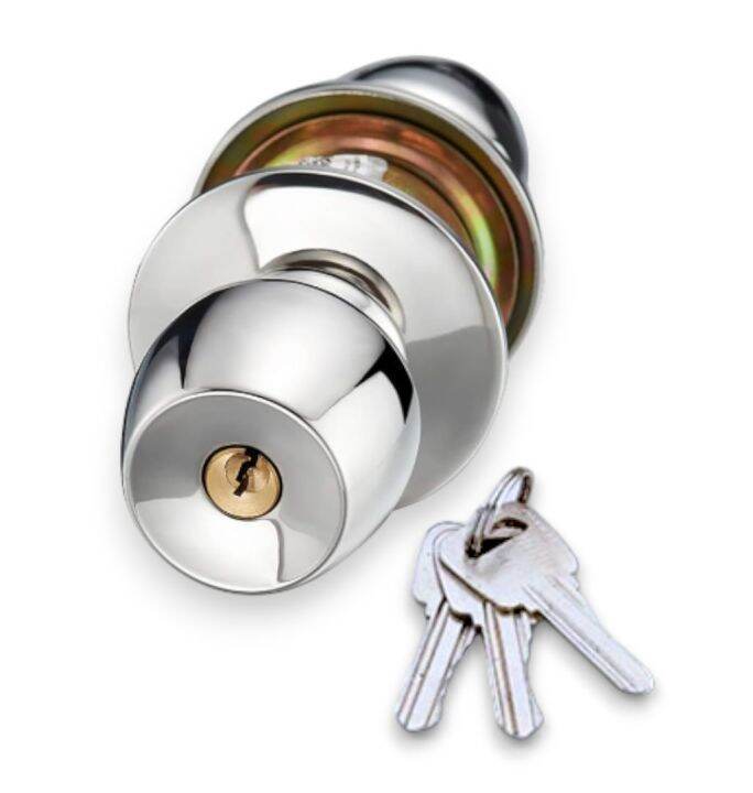 Door Knob with Lock and 3 Keys Lazada PH