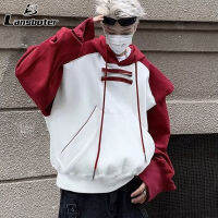 Lansboter เสื้อกันหนาวสำหรับทั้งหญิงและชายอเมริกันไหล่กว้าง Hoodie แจ็คเก็ต