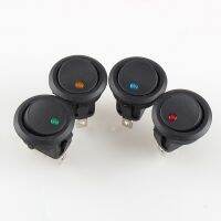 [COD] 4 Colors Automotive Electrical Round On/Off Spst 12v Car Motorcycle Van Dash Boat A