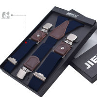 ขนาดใหญ่ Heavy Duty Suspenders สำหรับชาย3คลิปแข็งแรง Y-Back ปรับสายเอี๊ยมบุรุษกางเกงสายรัด