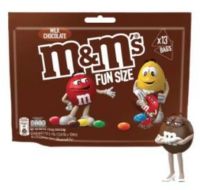 M&amp;Ms Chocolate Funsize เอ็มแอนด์เอ็ม ฟันไซส์ 175.5 กรัม