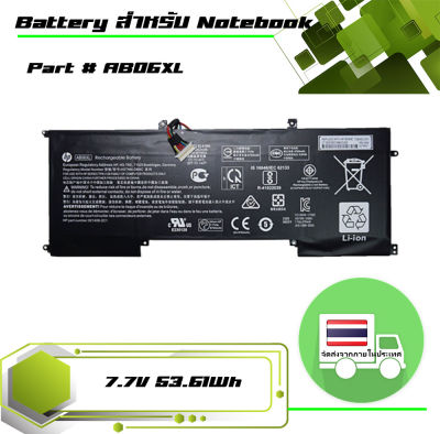แบตเตอรี่ เอชพี - HP battery เกรด Original สำหรับรุ่น HP Envy 13-AD , Part # AB06XL