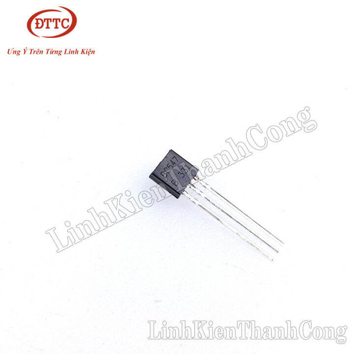 Bộ 2 Chiếc BC547 TRANSISTOR NPN 0.1A 45V TO92 Lazada.vn