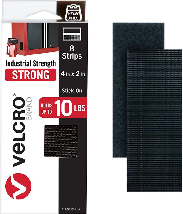 Command Large Picture Hanging Strips, Black, Holds up to 16 lbs