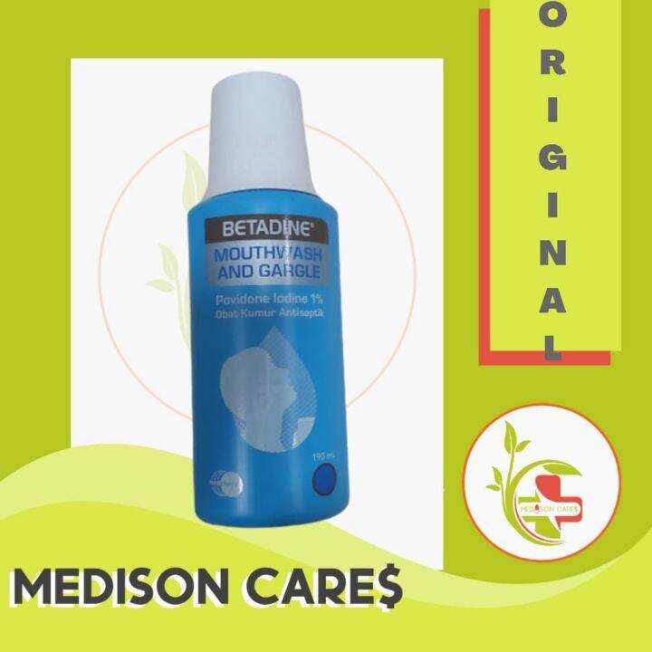 betadine mouthwash and gargle 190ml Lazada Indonesia