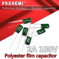 50pcs Polyester film capacitor 100V 1nF 1.5nF 2.2nF 100nF 2A471J 2A102J 2A152J 2A222J 2A392J 2A332J 2A472J 2A103J 2A473J 2A104J