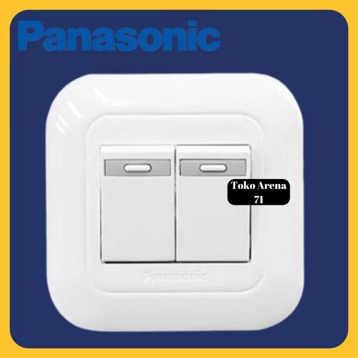 PANASONIC Saklar Seri Saklar Double Saklar Ganda Tanam Inbow Panasonic ...