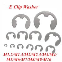 【YF】 GB896 DIN6799 M1.2 1.5 2 2.5 3 4 5 6 7 8 9 10 mm E Clip Split Washer Circlip retaining ring for shaft fastener M1.2-M10