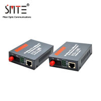 1pair HTB-1100S-20KM-FC-AB Single Fiber HTB-1100S-25KM-FC-AB Double Fiber Optical Media Converter 10100Mbps RJ45 Single-Mode