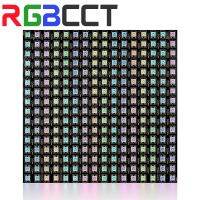 1-10Pcs WS2812B RGB Flexible 16x16 8x32 256Leds Pixel Panel Matrix Screen Led Module WS2812 IC ECO Individually Addressable DC5V