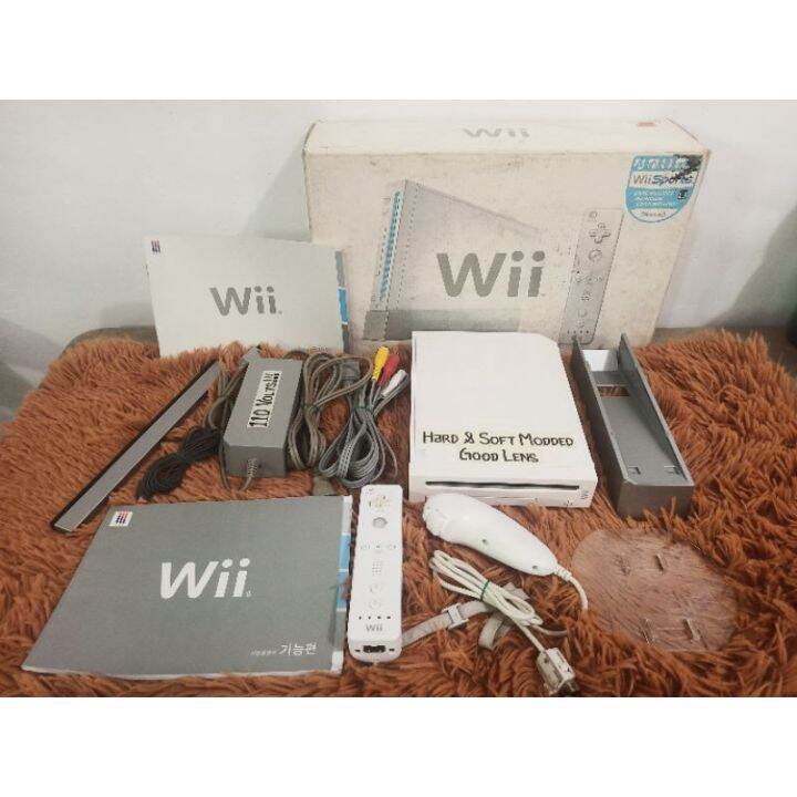 Nintendo Wii Console Hard/Soft Modded Complete Set Lazada PH