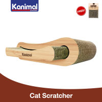 Kanimal Cat Toy ของเล่นแมว ที่ลับเล็บ ที่ข่วนเล็บแมว Double Wall (แยกชิ้นได้) Size M ขนาด 44.5x20x11 ซม. แถมฟรี! Catnip กัญชาแมว