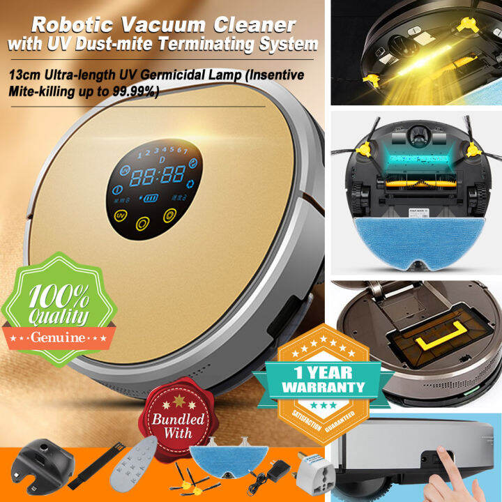 3in1, SWEEP, MOP AND KILL DUSTMITE FMART YZX1 Selfrecharge Dustmite Killer Mopping Vacuum