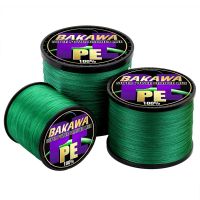 [HOT LIAXLLWISAAZH 534] BAKAWA 300M ถึง1000M 8 Strands Super Strong 4สายตกปลาถัก PE Multifilament สำหรับปลาคาร์พตกปลาลวดเชือกสายไฟ Pesca