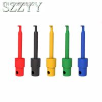 ◆▤ Multimeter Part Colorful Electrical Testing Hook Clip Grabber 5 color 2 Test Probe SMT / SMD Round Colored Single Hook Test Clip