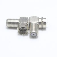 HVJ-2pcs F Head Tv Male Plug To Female Jack Closed-circuit Joint Plug 2p 3p 4p Antennas Tv F Coaxial Plugs Adapter Connector