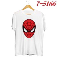 2023 NEWNew แขนสั้นมหัศจรรย์เสื้อยืด S Pider Man D Eadpool สินค้าพิมพ์คู่ลำลองชายแขนสั้นกีฬายอดนิยมกลางแจ้งเสื้อยืด