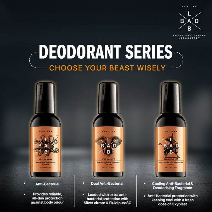 Bad Lab Deodorant Mist Spray 100ml (Perfume Spray) Lazada