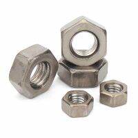 2/5/10Pcs M1.6 M2 M2.5 M3 M4 M5 M6 M8 M10 M12 M14 M16 Pure Titanium TA2 Hexagon Hex Nut DIN934 High Quality Gr2