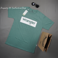 เสื้อยืด Wrangler ผู้ชาย/ผู้หญิง ผ้าคอตตอน 30s นำเข้า ฟรีถุงกระดาษ