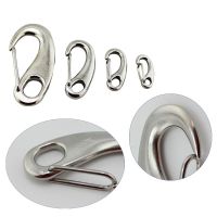 （AT）10PcsShape SpringHooks Marine 316มัลติฟังก์ชั่เดินป่าแคมป์ปิ้งเข็มขัด Carabiner Quick Release Hook