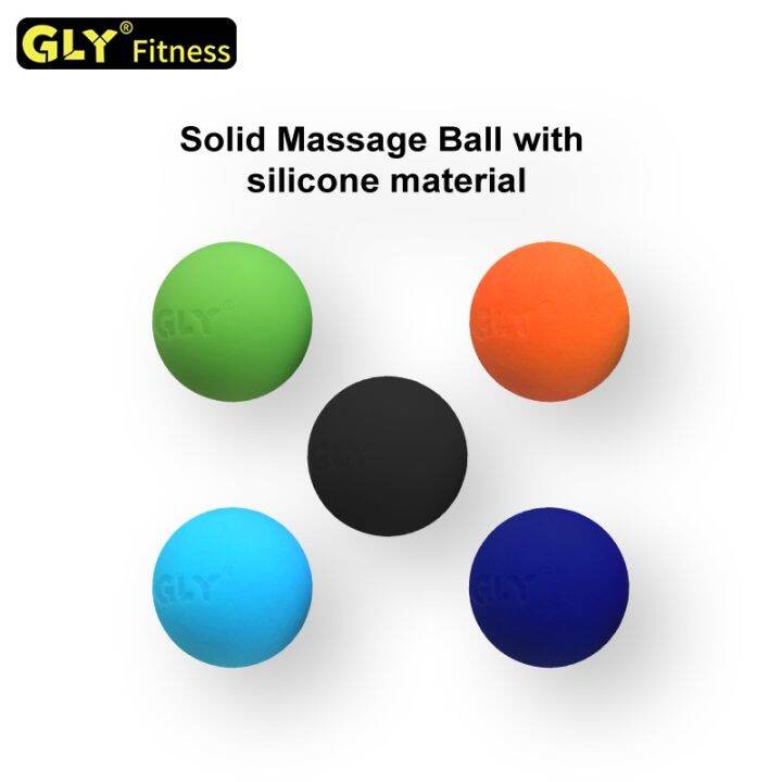 Massage Ball Lacrosse Ball Silicon Gel Solid Massage Therapy Ball