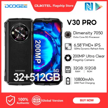 Global Version DOOGEE V30 Pro 5G Rugged Phone 32GB+512GB 200MP Smartphone  Android 13 Dimensity 7050 6.58 FHD 10800mAh 33W NFC - AliExpress