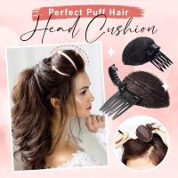 【cw】 1/4pcs Puff Hair Cushion Invisible Volume Base Fluffy Sponge Clip Bun Styling for 1