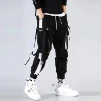 ▼♣✖ Hip Hop Cargo Pants Men Streetwear Cotton Joggers Fashion Sweatpants Male Casual Harem Trousers Summer Harajuku Pants Men Women