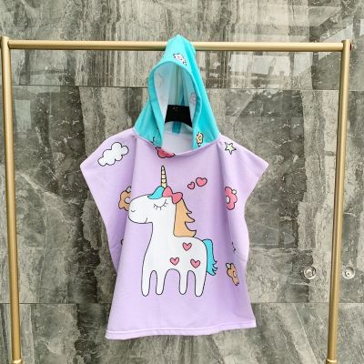 {Xiaoli clothing} Toalla De Playa Con Capucha Para Bebé Poncho Suave Paño De Baño Para Bebés