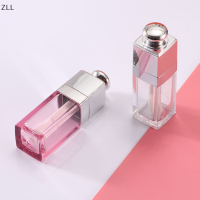 ZLL 10ml Square Shape เครื่องสำอางคอนเทนเนอร์ DIY ลิปสติกเปล่าลิปกลอสหลอด