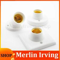 Merlin Irving Shop Screw Lamp Base E27 Plug Socket Light Bulb AC Wall Holder Adapter Snap-in Lamp Holder