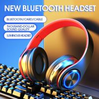 【DT】hot！ B39 Headphone With Bluetooth Colorful Pluggable Card Game Music Movement Headset