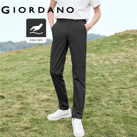 Giordano กางเกงขายาวผู้ชาย กางเกงแฟชั่นผช ลุคสตรีท สไตล์เกาหลี Free Shipping 01111110