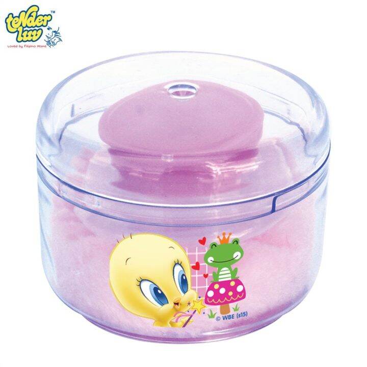 UULooney Tunes Powder Case with Powder Puff Dispenser (Random Design
