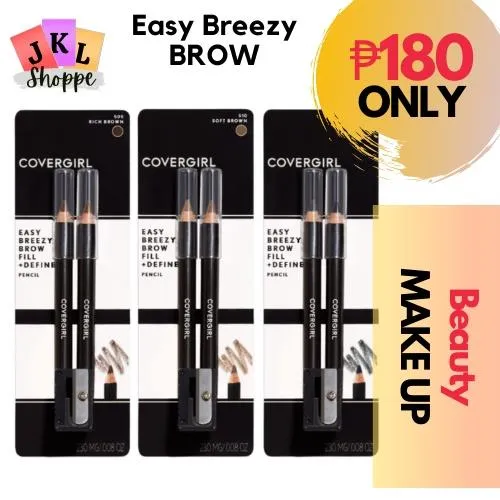 CoverGirl Easy Breezy Brow Eyemakers Eyeliner with sharpener 2 ct (1.7g