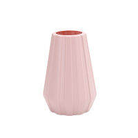 Anti-ceramic Vase 13x20cm European Home Decorations Plastic Vase Shatter-resistant Wedding Dried Flowers Real Flowers