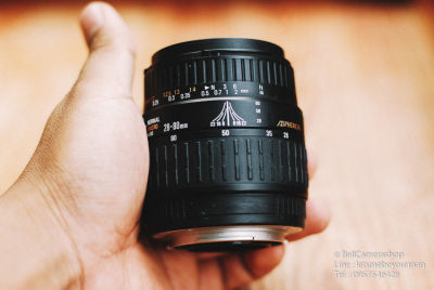 (For Sony DSLR ทุกรุ่น) ขายเลนส์มาโคร มือหมุน งบประหยัด Sigma 28-80mm F3.5-5.6 Macro Serial 1048197