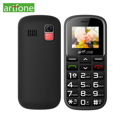 Artfone CS182โทรศัพท์มือถือปุ่มใหญ่（เมนูภาษาอังกฤษ）