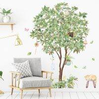 Large Nordic Tree Wall Stickers Living Room Decoration Bedroom Home Decor Art Removable Decals for Background Decorative Posters Wall Stickers  Decals