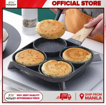  7-Mold Pancake Pan, Egg Frying Pan Nonstick Divided