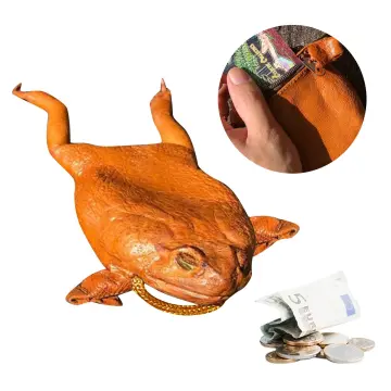 Real frog coin on sale purse