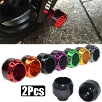 【LZ】◇  Universal motocicleta de alumínio anti queda copo anti queda haste bicicleta elétrica pedal garfo dianteiro copo deslizante anti colisão 2 pçs