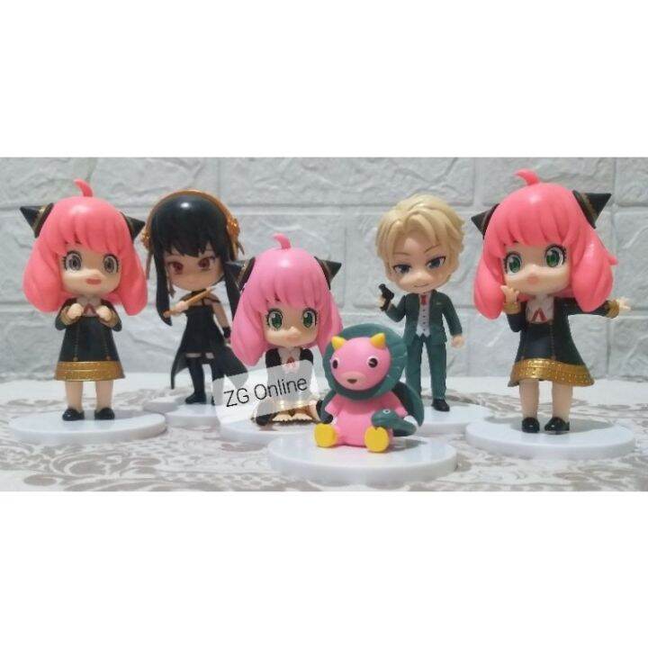 【COD】 SPY X FAMILY Chibi Collection Figure Cake Topper Decor Display