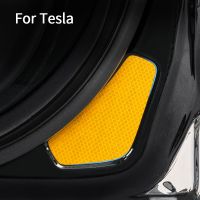 For Tesla model 3/model y car door reflective sticker night safety reflective stickers Car interior accessories Cables