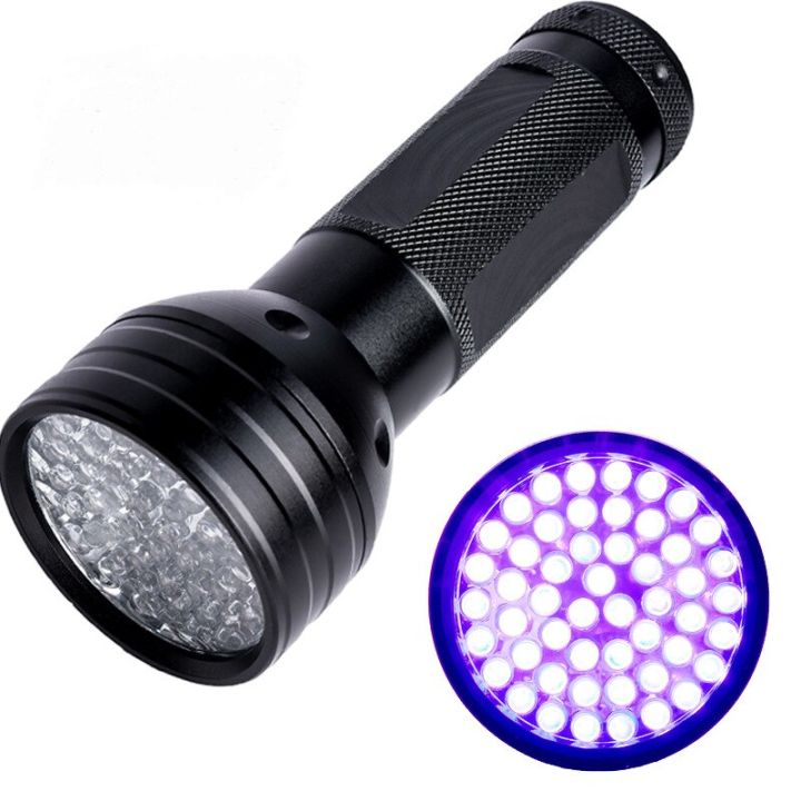 uv-flashlight-51led-uv-light-395-400nm-led-3-modes-dimming-jewelry-inspection-torch-ultraviolet-power-light-lamp-with-pet-care-rechargeable-flashlight