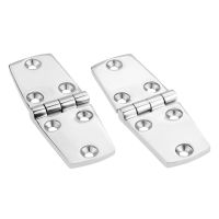 2Pcs 4inch 316 Stainless Steel Boat Marine Flush Door Hinges Windows Hatch Compartment Hinges Rowing Boats Accessories 102x38mm Accessories