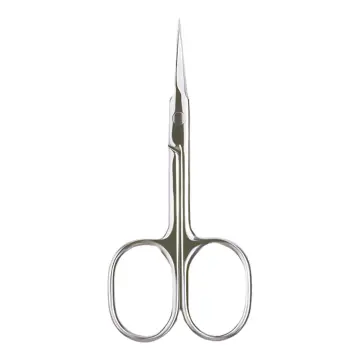 LIVINGO Nail Cuticle Scissors, Curved Stainless Steel Blade Sharp for  Manicure